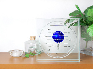オリジナルおしゃれなガリレオ温度計
